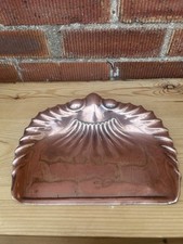 Antique Joseph Sankey & Sons Art Nouveau Solid Copper Crumb Tray / Scoop