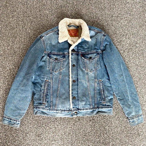 Levi sherpa trucker blue - levi's,
