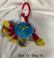 Woolly and Tig Jiggling Woolly Spider Baby Pram clip Soft Toy Cbeebies 2014 