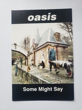 Oasis Original Mail Out Promotional Postcard Some Might Say