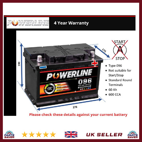 Battery fits jaguar type - jaguar, x