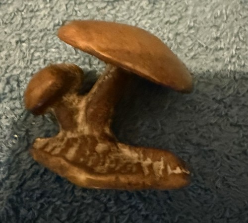 Vintage solid brass mushroom - vintage,