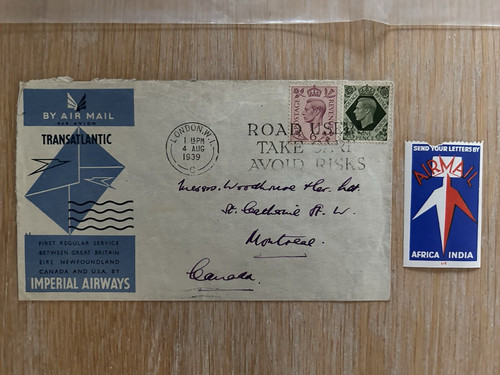 Imperial airways air - imperial, mail