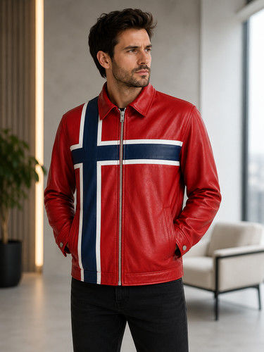 Men norway flag genuine - men's,