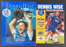 CHELSEA v Bologna (Dennis Wise Testimonial) 1999/2000 includes 4 page teamsheet