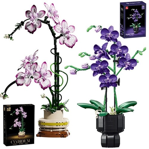 Diy orchid flower building - diy,