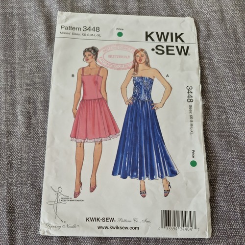 Strapless dress sewing pattern - strapless,