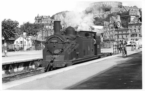 1954 oban train station - train,