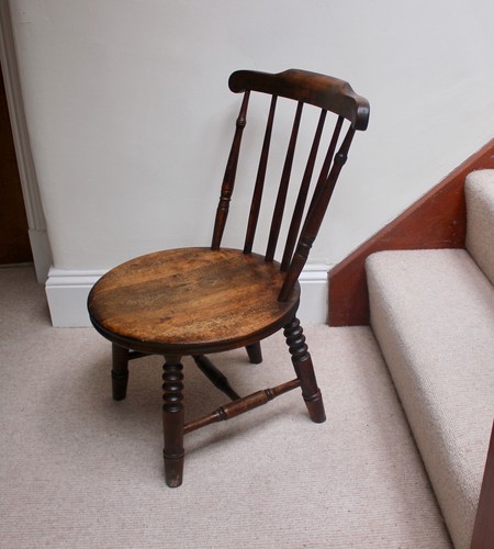 Antique oak child - antique, child's/nursing
