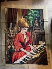 Completed tapestry needlepoint