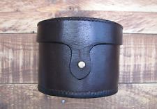 QUALITY LEATHER " TROUT " REEL CASE fly fishing 4" 1/4