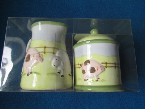 Boots ceramic milk jug and - ceramic,