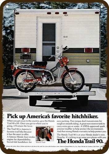 1972 honda trail motorcycle - trail, 90