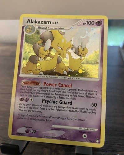 Alakazam 123 holo mysterious - holo,