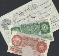 BANK OF ENGLAND £5 note 1956