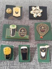 7, Guinness Pin Badges. VGC. Great Collection Free p&p
