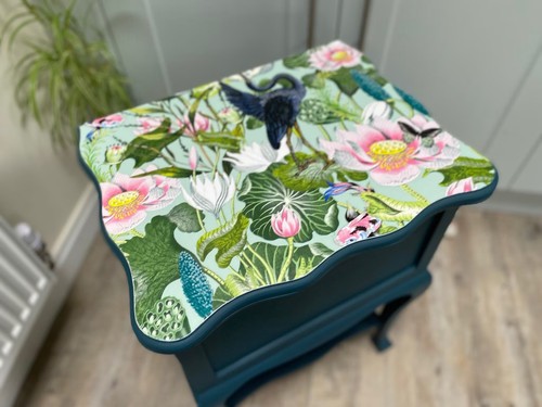 Vintage floral sewing box - vintage,