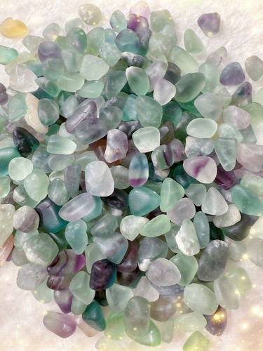 Natural mixed fluorite crystal - natural,