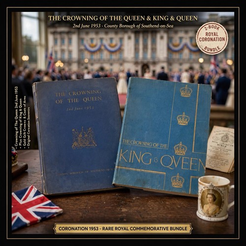 1953 coronation souvenir - 1953, books