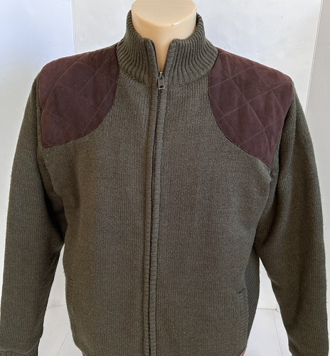 Field men green jacket - p,