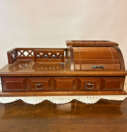 Vintage wooden dresser valet - dresser,