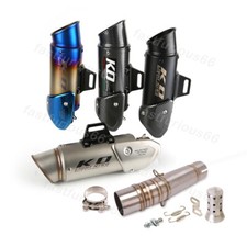 51MM Tips For Honda NC700S NC750X Mid Exhaust Muffler Pipe Slip On Motorcycle