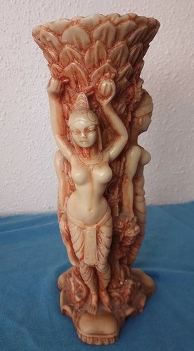Statuette vase pink - vase,