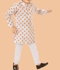 Boys Traditional Indian Dhoti Pyjama Kurta Ages 10-11