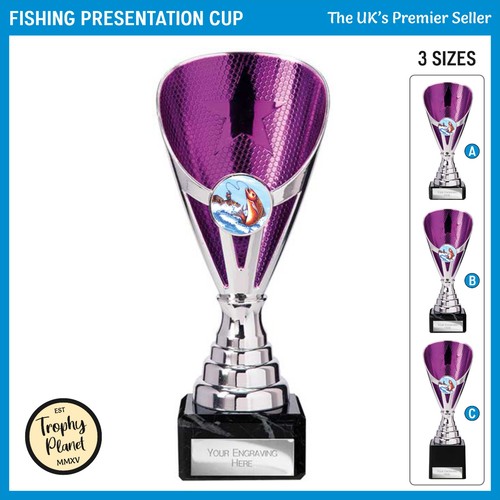 Fishing purple star cup - fishing,