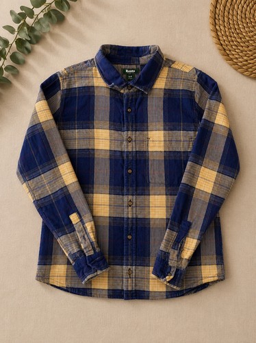 Roots canada plaid flannel - roots,