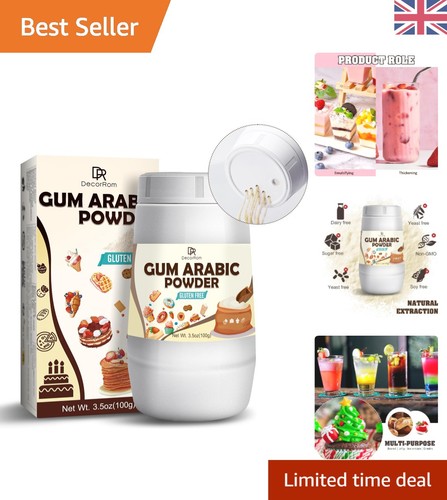 100g unflavoured gum arabic - gum,