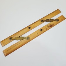 WW2 RAF - 1942 DATED - PARALLEL RULE - NAVIGATIONAL RULER - CAPT FIELDS