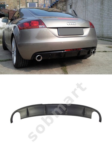 Rear bumper diffuser - bumper, audi