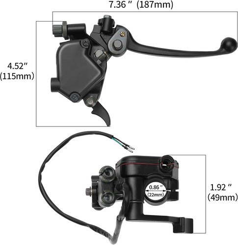 Brake lever with thumb - brake,