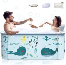 Foldable Bathtub Adult Children Bath Tub Bucket Portable Spa Water Soaking Tub