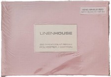 Linen House Plum KING SINGLE