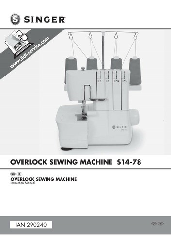 Singer model s14 overlock - s14-78,