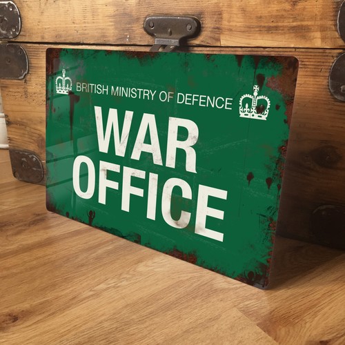 War office metal sign ww2 - office,