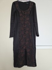Disturbia black floral - black, goth
