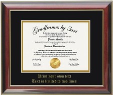 Custom Diploma Frame