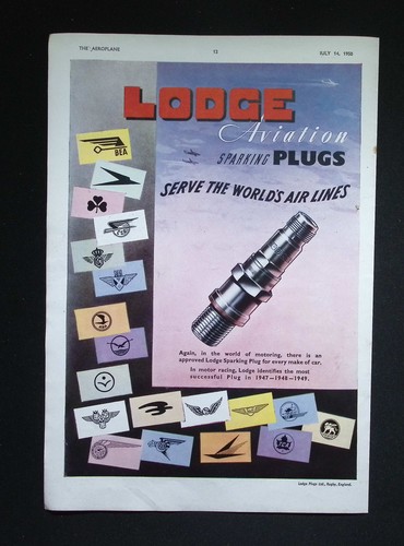 Original 1950 advert lodge - original,