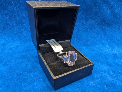 Amethyst sterling silver ring - sterling,