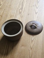 Mid Century Studio Pottery Pot With Lid