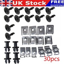 30Pcs For Audi A4 B8 A5 Q5 Undertray Engine Under Cover Fixing Clips Screw Kit