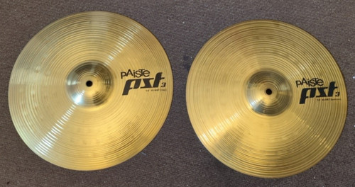 Paiste pst3 hat cymbals - paiste, hi-hat