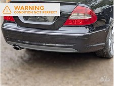Mercedes-Benz CLK Rear Bumper 2008 Coupe COMPLETE 2/3dr W209 SPORT 197 Black