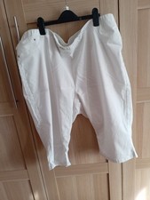 George At Asda White Size 24 Ladies Pedal Pusher Shorts