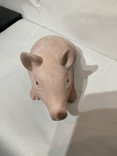 Pottery Pig In Decent Condition Weigh Is 530g Loft Find Length Is 25cm H=14cm