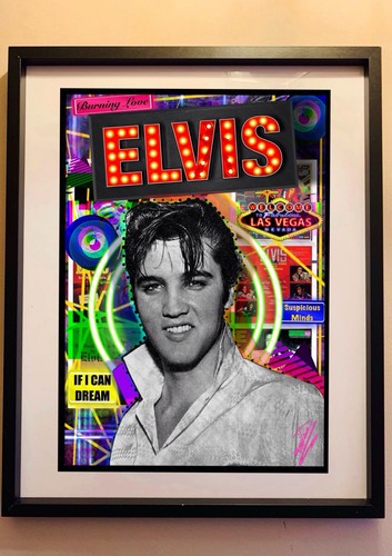 Elvis presley pop art print - elvis,