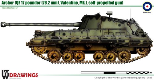 Ww2 british 17 pounder - ww2,
